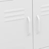 vidaXL Storage Cabinet White 60x35x56 cm Steel