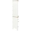 vidaXL Corner Cabinet 59x36x180 cm Solid Oak Wood