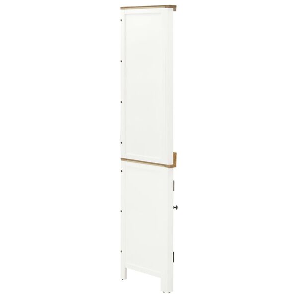 vidaXL Corner Cabinet 59x36x180 cm Solid Oak Wood