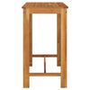 vidaXL Garden Bar Table 120x60x105 cm Solid Wood Acacia