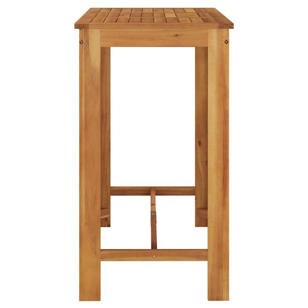 vidaXL Garden Bar Table 120x60x105 cm Solid Wood Acacia