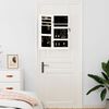vidaXL Mirror Jewellery Cabinet Wall Mounted White 30x8.5x67 cm
