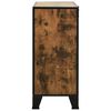 vidaXL Storage Cabinet Rustic Brown 72x36x82 cm Metal and MDF