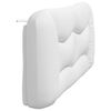 vidaXL Headboard Cushion "Hvar" White 193 cm Faux Leather