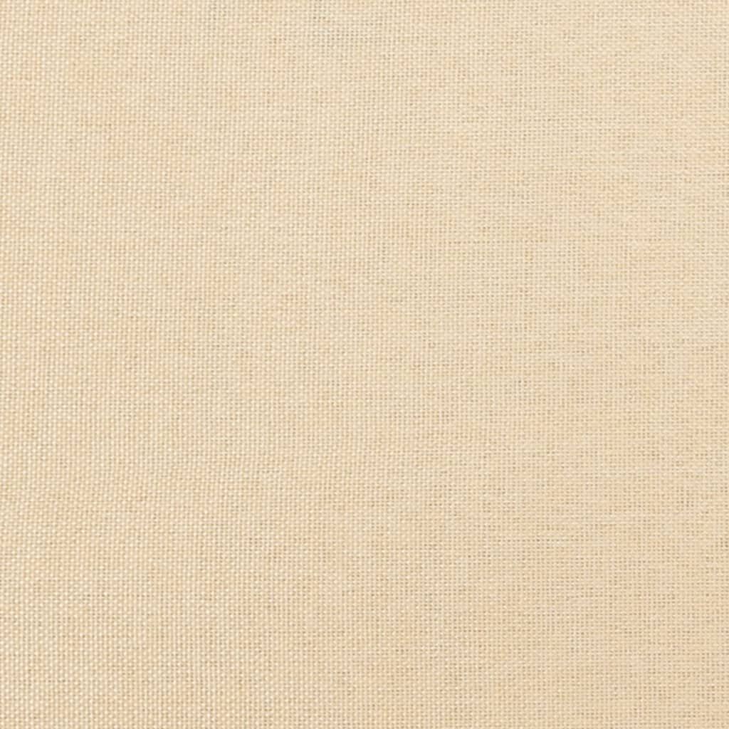 vidaXL Dining Chairs 2 pcs Cream Fabric