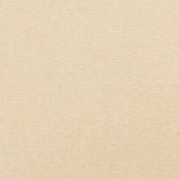 vidaXL Dining Chairs 2 pcs Cream Fabric
