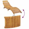 vidaXL Sun Loungers with Cushions 2 pcs Red Solid Wood Acacia