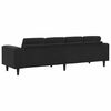 vidaXL Sofa Set Black Velvet