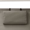 vidaXL Double Sun Lounger with Canopy Textilene Taupe