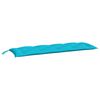 vidaXL Garden Bench Cushions 2pcs Turquoise 150x50x7cm Fabric