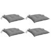 vidaXL Chair Cushions 4 pcs Grey 40x40x7 cm Oxford Fabric