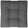 vidaXL Pallet Cushion Anthracite 80x80x12 cm Fabric
