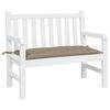 vidaXL Garden Bench Cushion Taupe 100x50x7 cm Oxford Fabric