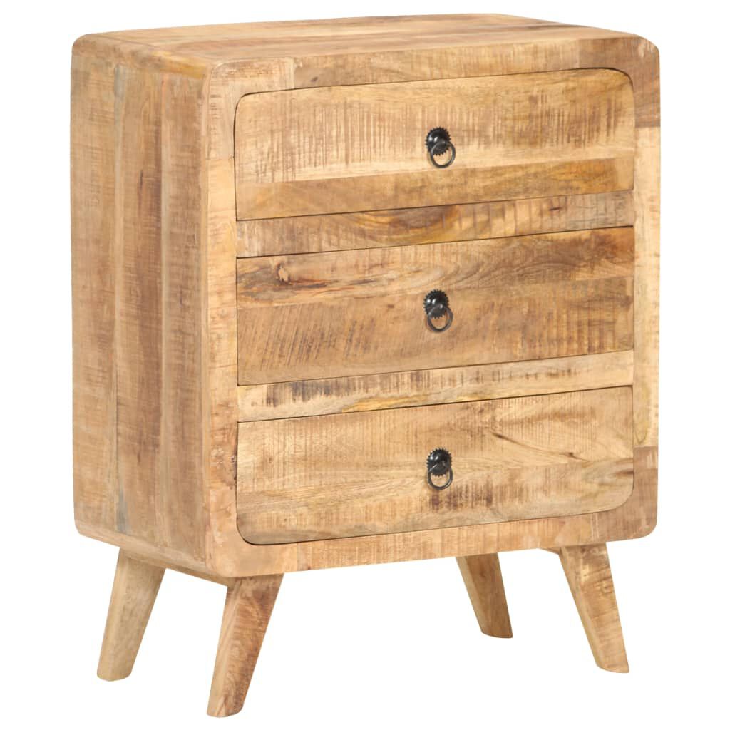 vidaXL Sideboard 60x35x75 cm Rough Mango Wood