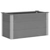 vidaXL Garden Raised Bed WPC 100x50x54 cm Grey