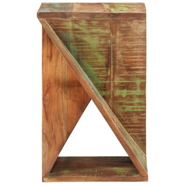 vidaXL Side Table 35x35x55 cm Solid Wood Reclaimed