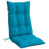 vidaXL Highback Chair Cushions 2 pcs Light Blue Oxford Fabric