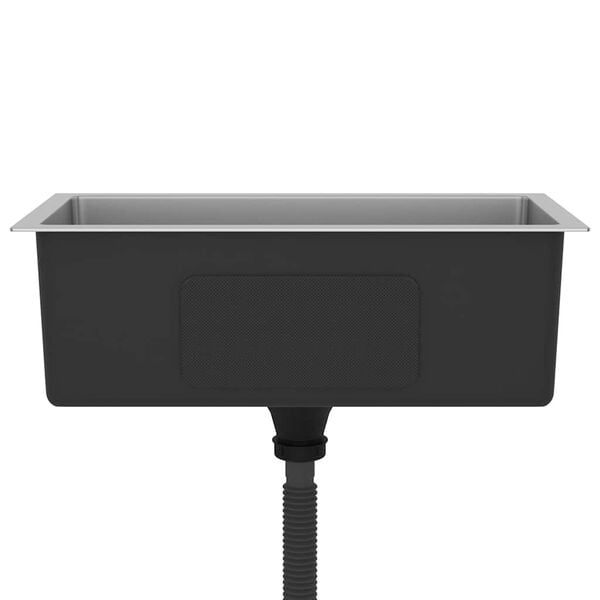 vidaXL Handmade Kitchen Sink Stainless Steel
