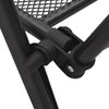 vidaXL Folding Mesh Chairs 4 pcs Steel Anthracite