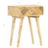 vidaXL Bedside Cabinet 43x30x58 cm Solid Mango Wood