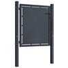 vidaXL Garden Gate Steel 100x75 cm Anthracite