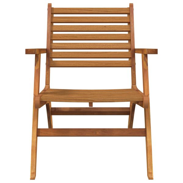 vidaXL Garden Chairs 2 pcs Solid Acacia Wood