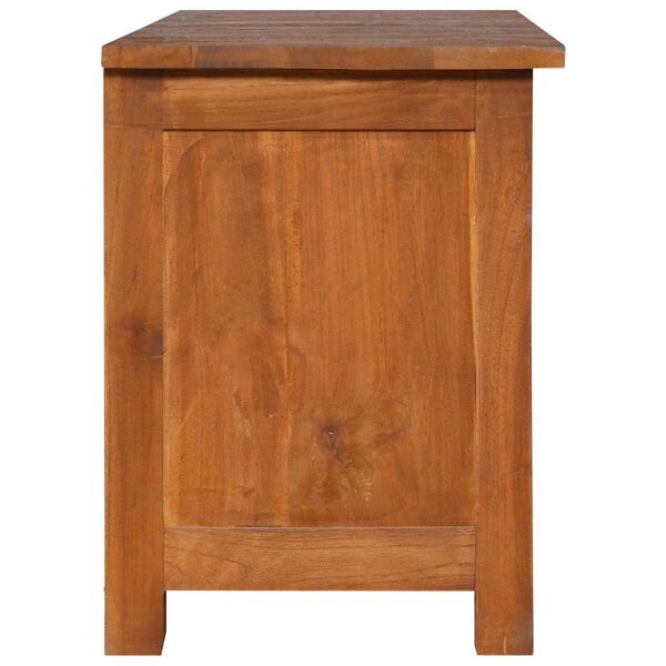 vidaXL TV Cabinet 100x30x40 cm Solid Teak Wood