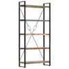 vidaXL 5-Tier Bookcase 90x30x180 cm Solid Reclaimed Wood