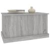 vidaXL Storage Box Grey Sonoma 70x40x38 cm Engineered Wood