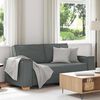 vidaXL 2-Seater Sofa Dark Grey 180x78x84 cm Fabric