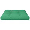 vidaXL Pallet Cushion Green 80x80x12 cm Fabric
