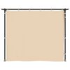vidaXL Gazebo with Curtains 3x3 m Cream Steel