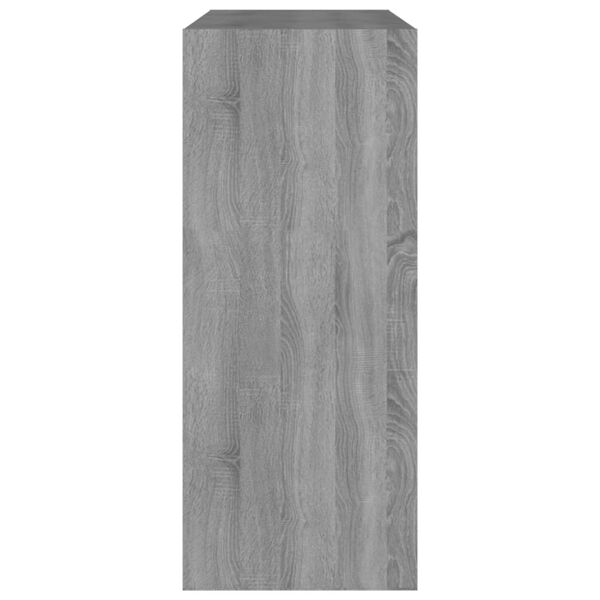 vidaXL Book Cabinet/Room Divider Grey Sonoma 80x30x72 cm