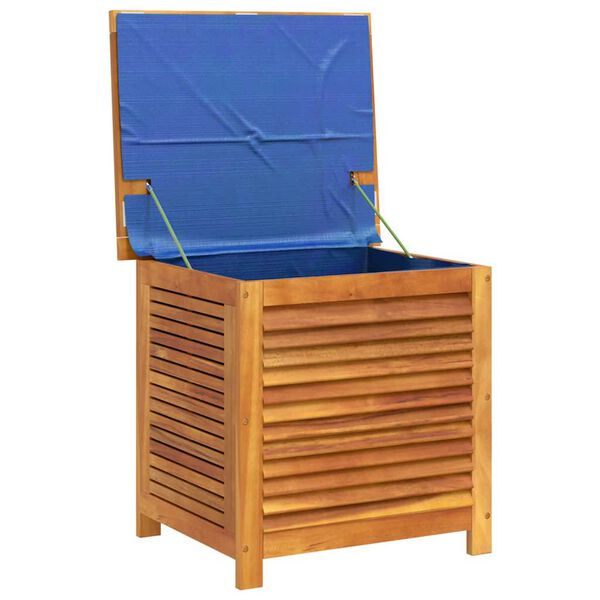 vidaXL Garden Storage Box with Louver 60x50x56 cm Solid Wood Acacia