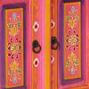 vidaXL TV Cabinet Pink 110x30x40 cm Solid Wood Mango
