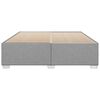 vidaXL Bed Frame without Mattress Light Grey California King Fabric