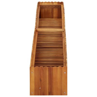 vidaXL Garden Raised Bed 200x30x25 cm Solid Acacia Wood