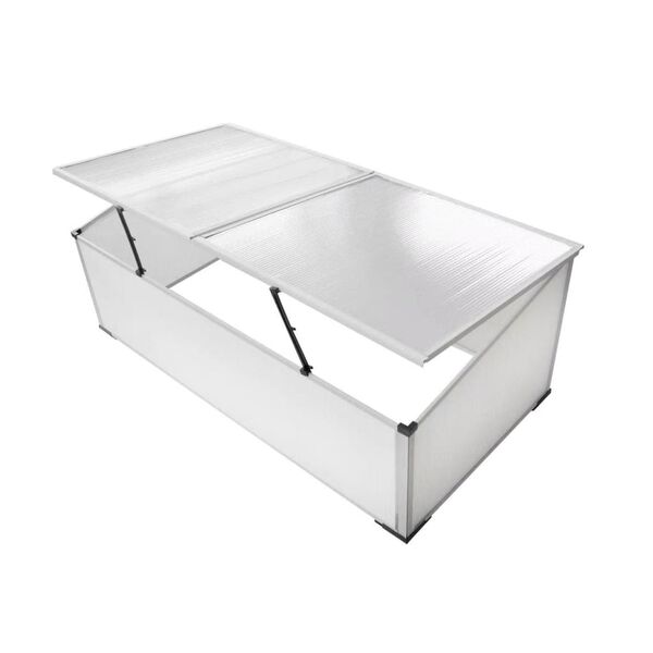 vidaXL Cold Frame 2 Lids 110x55x41 cm