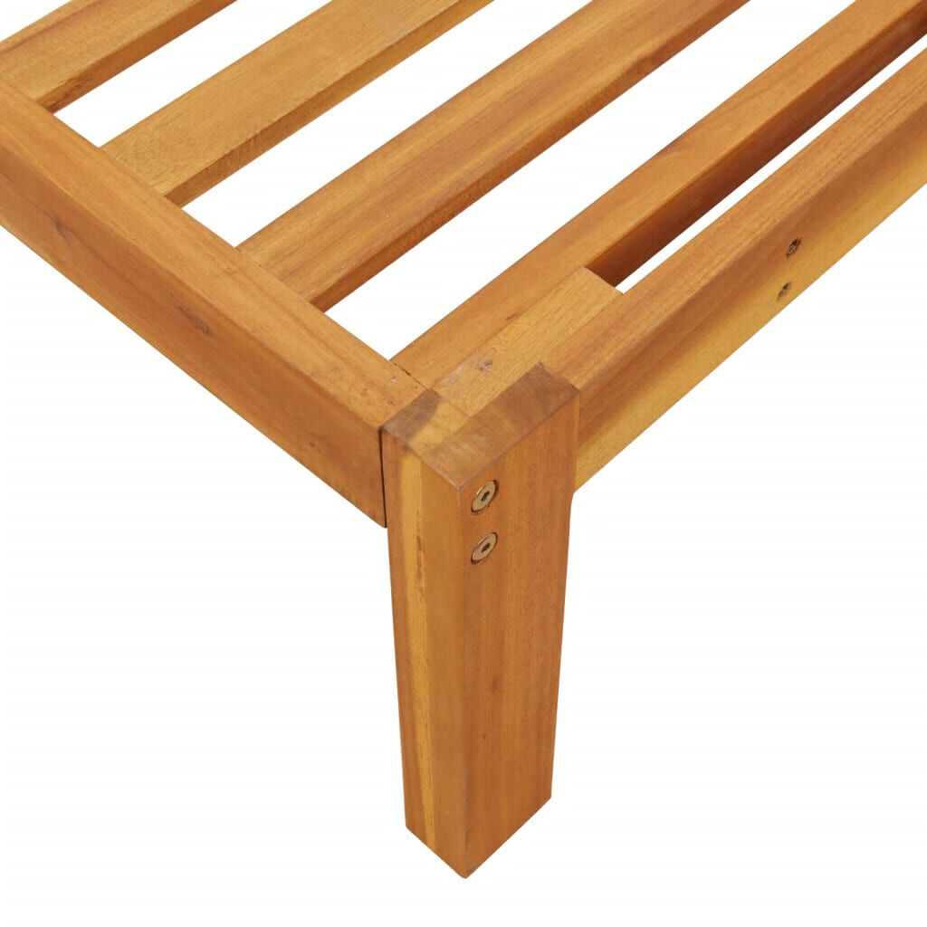 vidaXL Garden Pallet Corner Sofa with Cushions Solid Wood Acacia