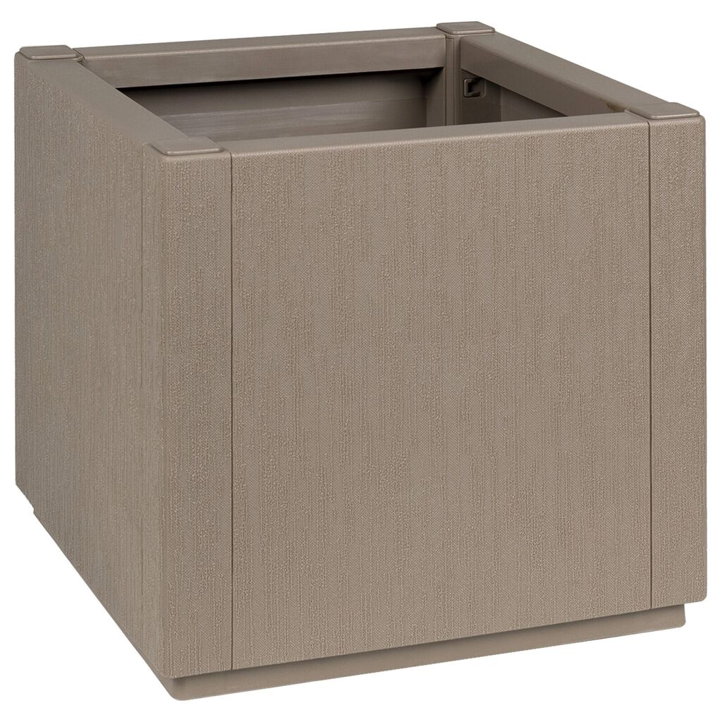 vidaXL Garden Planter Dove grey PP (polypropylene) 36 x 36 x 35 cm