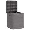 vidaXL Garden Storage Box 90 L Brown