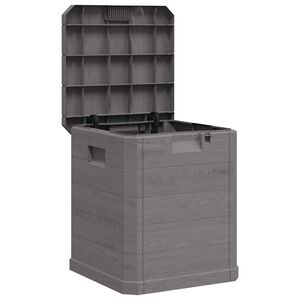 vidaXL Garden Storage Box 90 L Brown