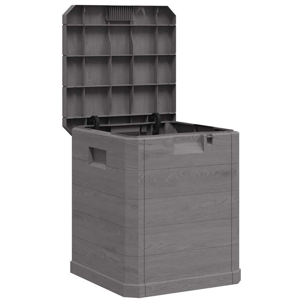 vidaXL Garden Storage Box 90 L Brown