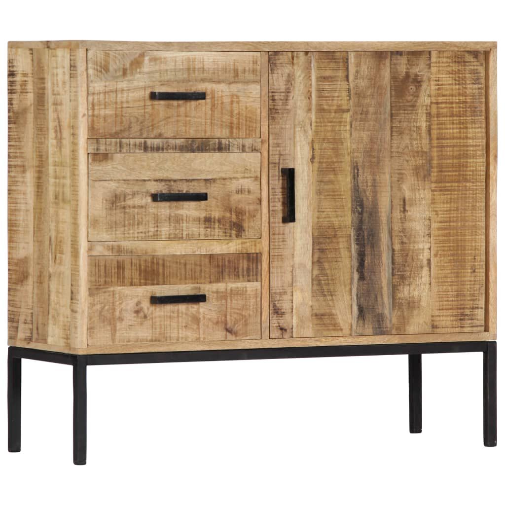 vidaXL Sideboard 88x30x71 cm Solid Mango Wood