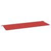 vidaXL Garden Bench Cushion Red 150x50x3 cm Oxford Fabric