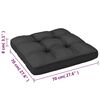 vidaXL 6 Piece Garden Lounge Set with Cushions Solid Pinewood