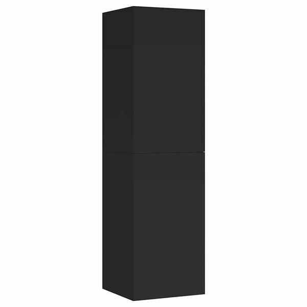 vidaXL TV Cabinet Black 30.5x30x110 cm Engineered Wood
