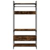 vidaXL Wardrobe with Drawers Smoked Oak 89x39x184.5 cm Engineered Wood