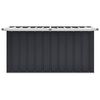 vidaXL Garden Storage Box Anthracite 129x67x65 cm