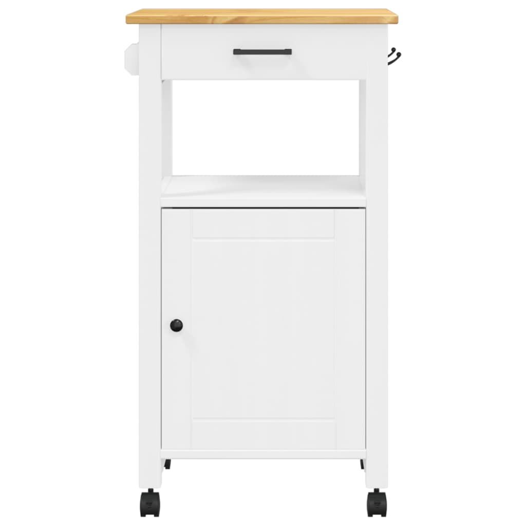 vidaXL Kitchen Trolley MONZA 48x40x90 cm Solid Wood Pine